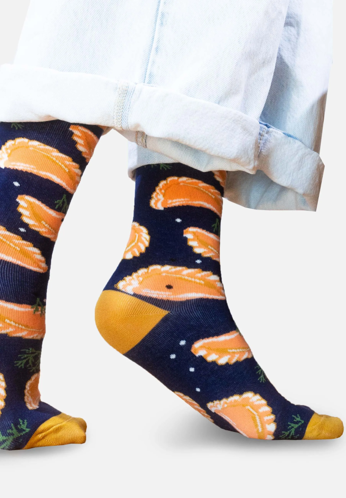 Socks navy blue Dumplings