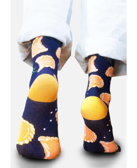 Socks navy blue Dumplings