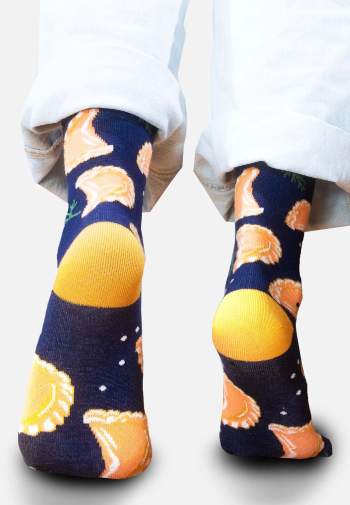 Socks navy blue Dumplings