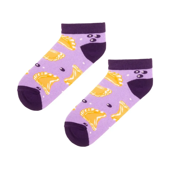 Ankle socks Dumplings with blueberries