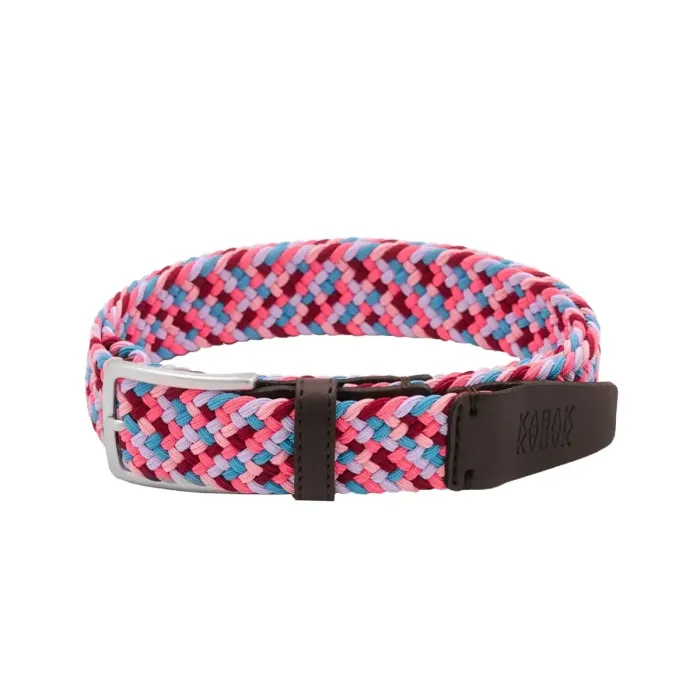 Recycled woven belt Bubble gum