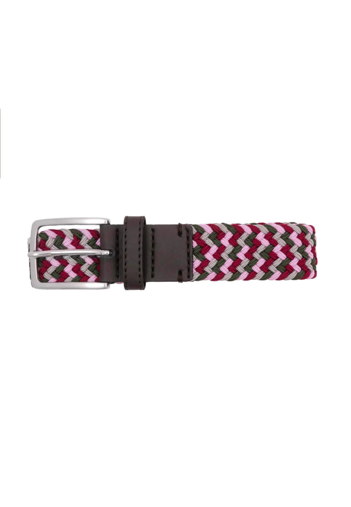 Recycled woven belt Dog rose