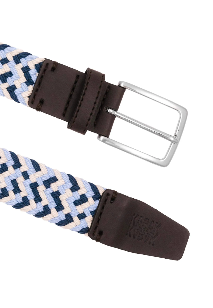 Recycled woven belt Glacier