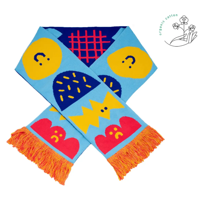 Organic cotton scarf Moodies