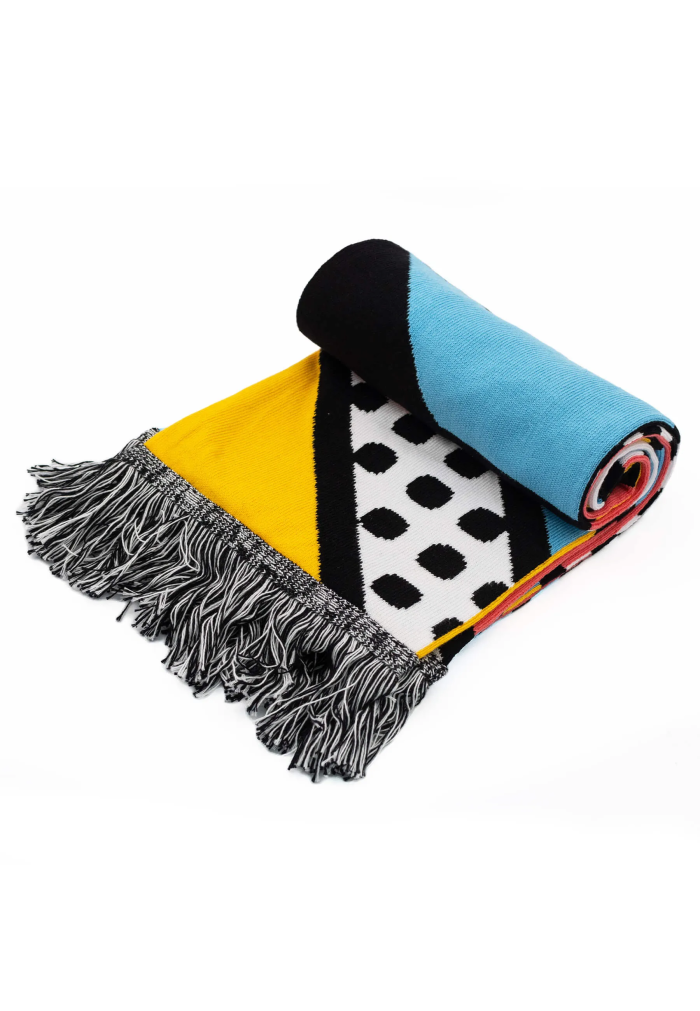 Organic cotton scarf Memphis 2