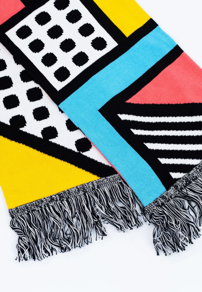 Organic cotton scarf Memphis 2
