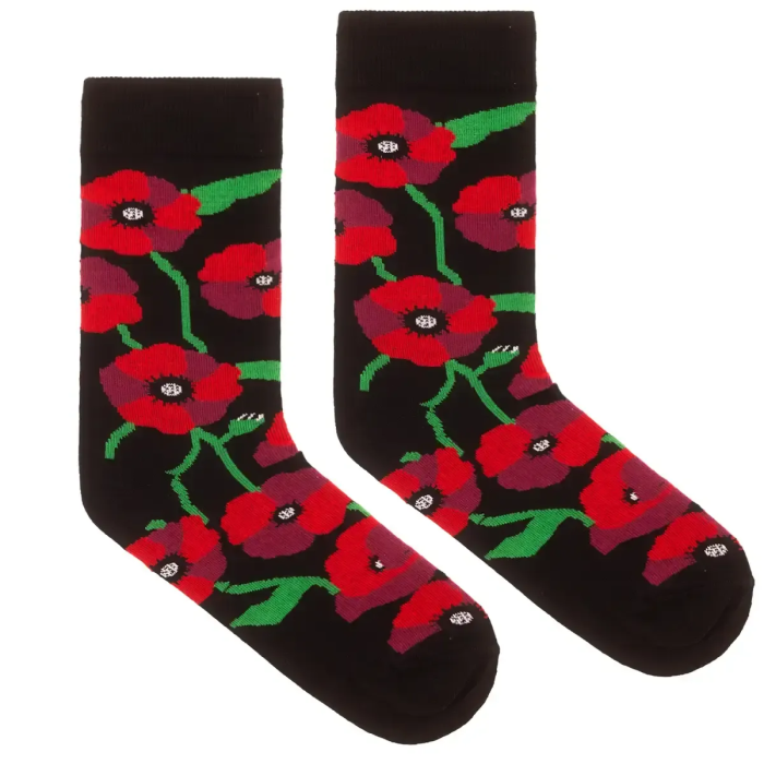 Organic cotton socks Poppy