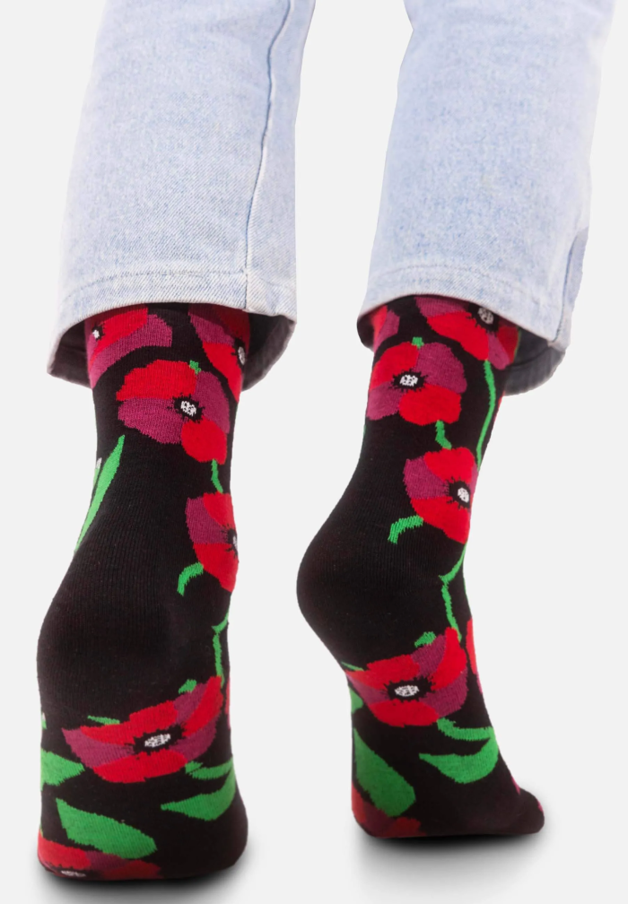 Organic cotton socks Poppy
