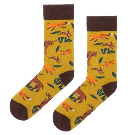 Organic cotton socks Forest Animals