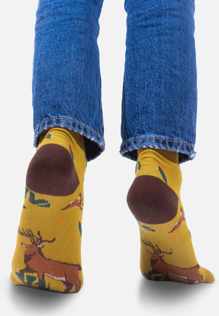 Organic cotton socks Forest Animals