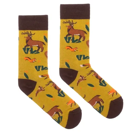 Organic cotton socks Forest Animals