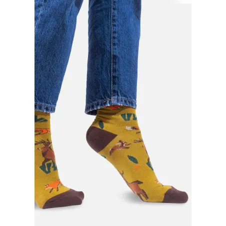 Organic cotton socks Forest Animals