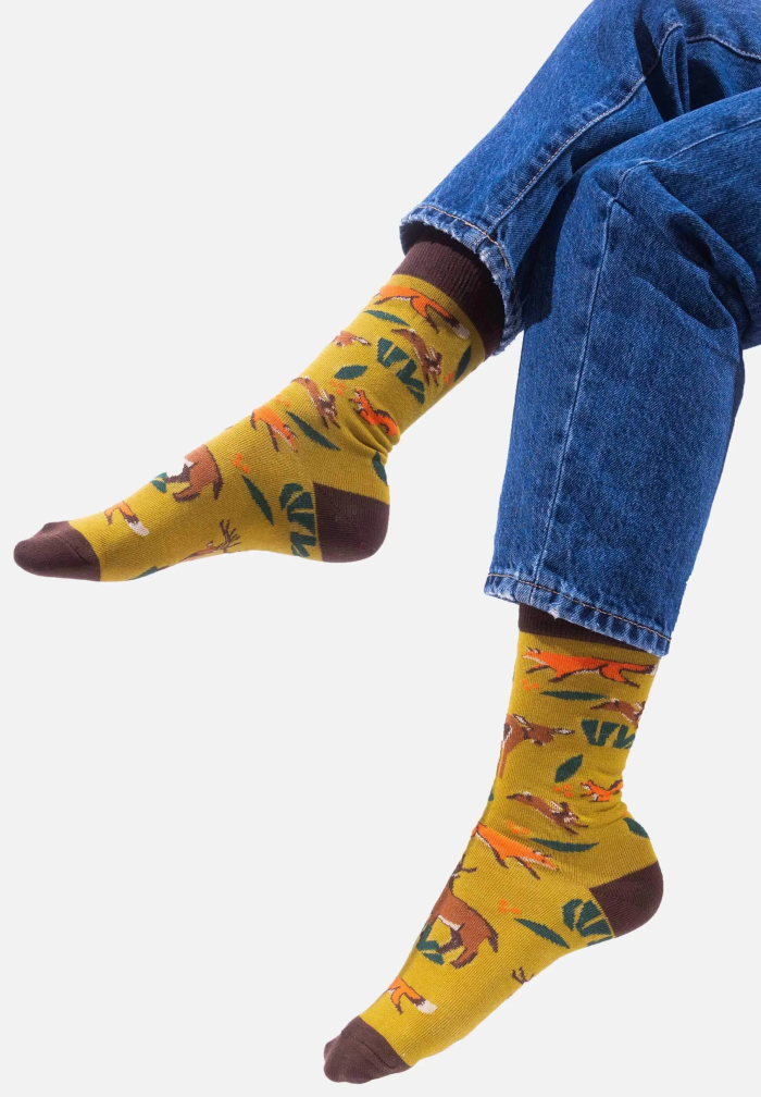Organic cotton socks Forest Animals