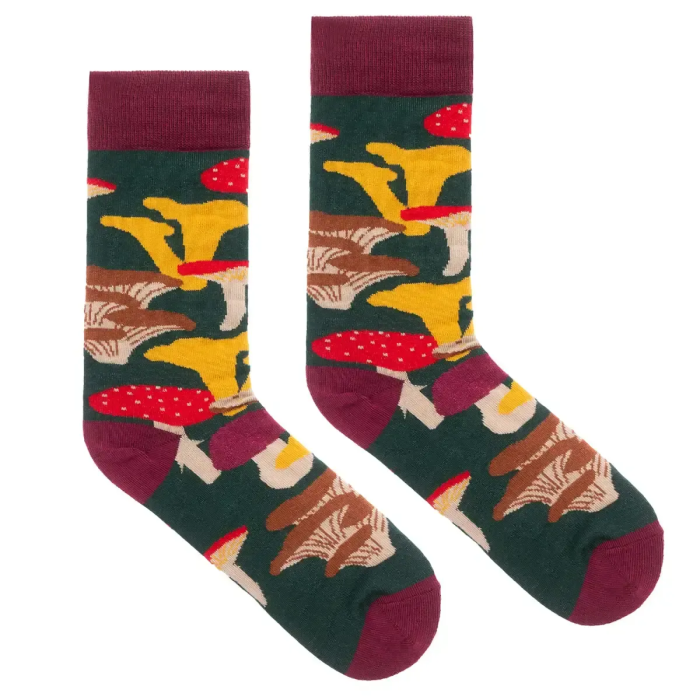 Organic cotton socks Mushrooms