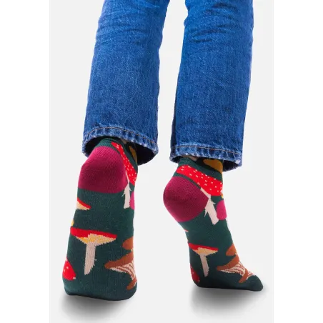 Organic cotton socks Mushrooms