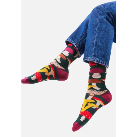 Organic cotton socks Mushrooms
