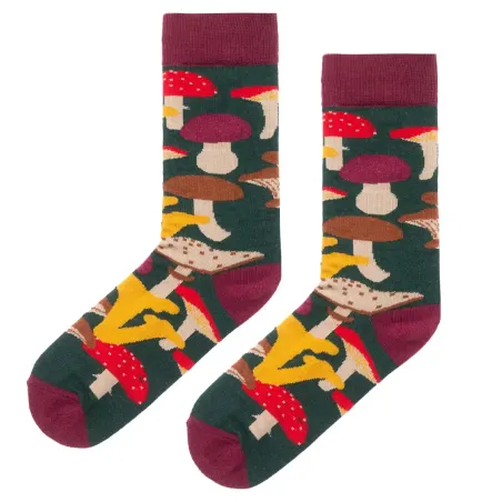 Organic cotton socks Mushrooms