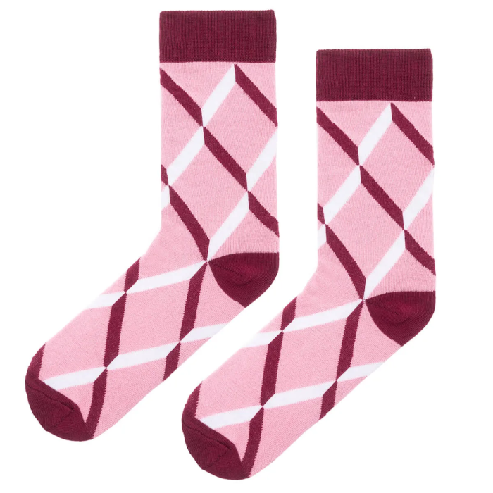 Organic cotton classic socks Pink Ribbons