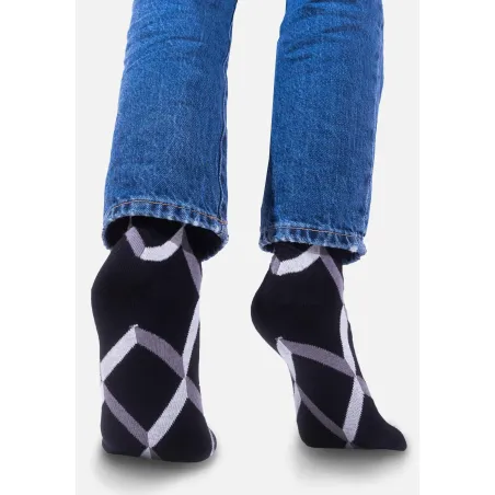 Organic cotton classic socks Black Ribbons