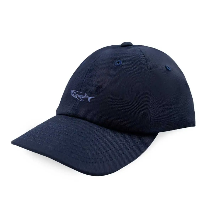 Cotton baseball cap Whale navy blue