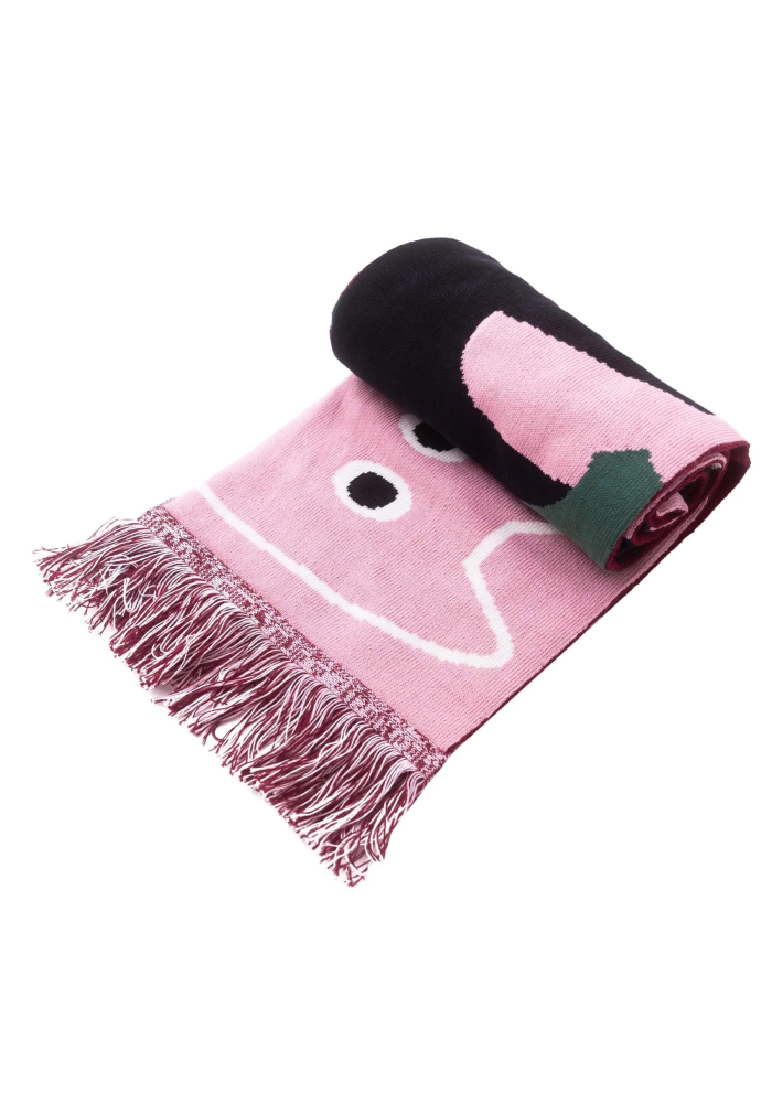 Organic cotton scarf Cat Mischief