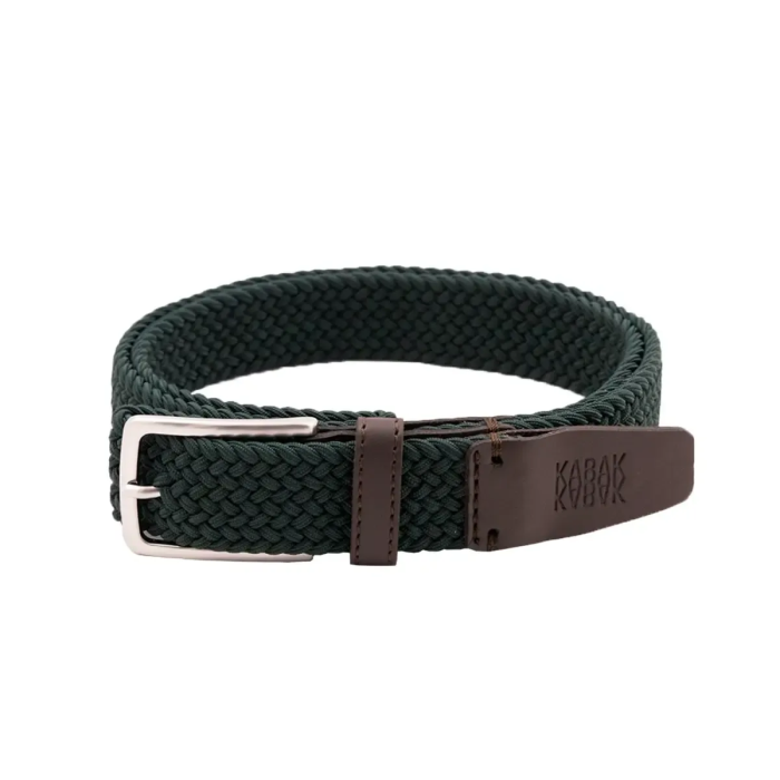 Recycled woven belt green bottle