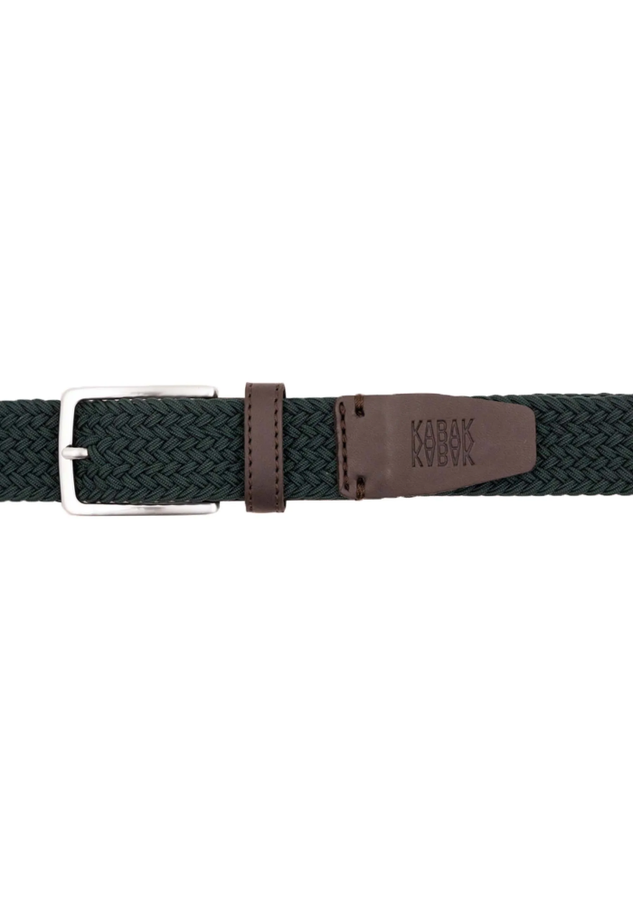 Recycled woven belt green bottle