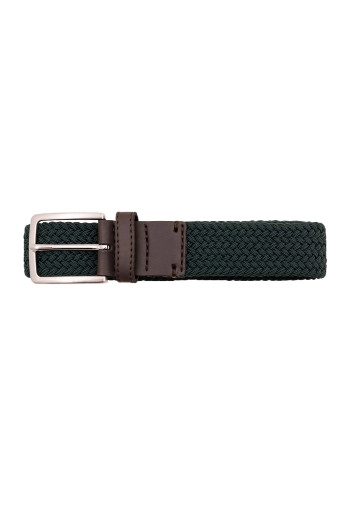 Recycled woven belt green bottle