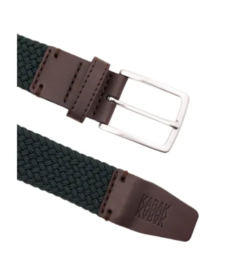 Recycled woven belt green bottle