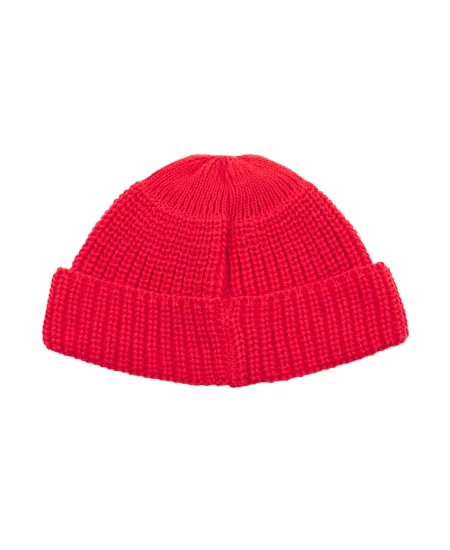 Red tulip organic cotton burglar beanie