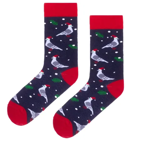 Socks Pigeons Xmas Time