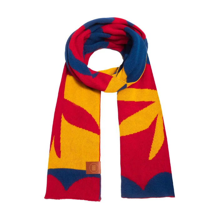 Organic Cotton Jacquard Scarf Stories from the Forest