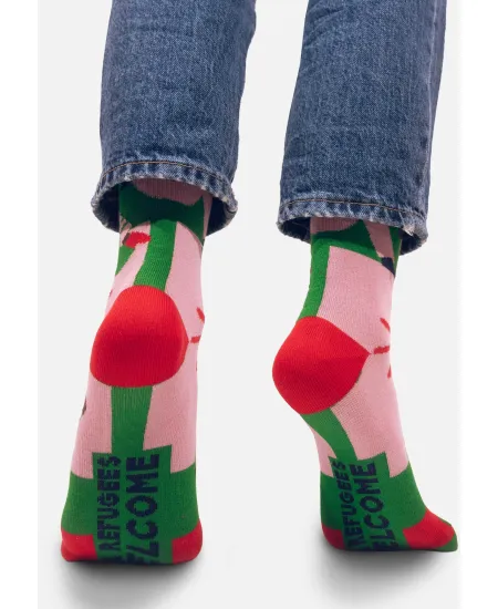 Socks KABAK & Ocalenie Foundation Refugees Welcome