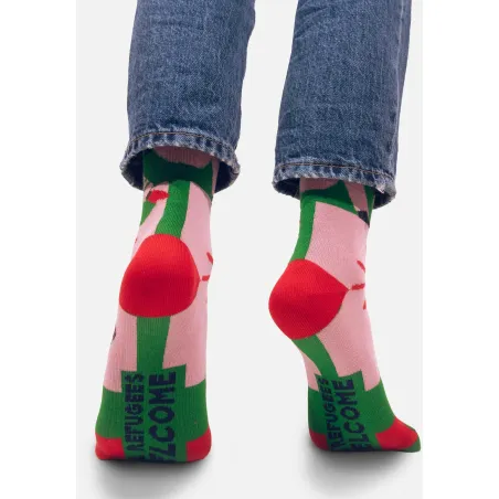 Socks KABAK & Ocalenie Foundation Refugees Welcome