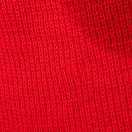 Poppy red organic cotton plain scarf OUTLET