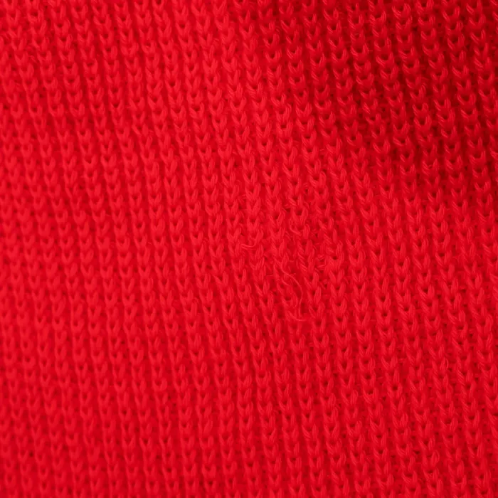 Poppy red organic cotton plain scarf OUTLET