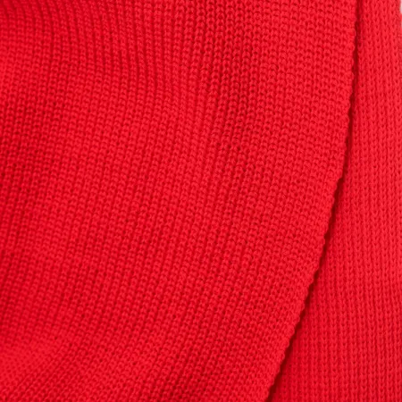 Poppy red organic cotton plain scarf OUTLET