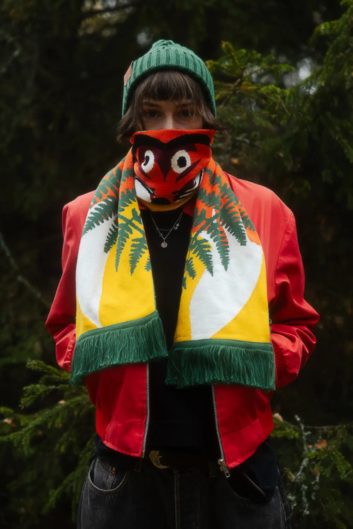 Organic cotton scarf Fox Viva