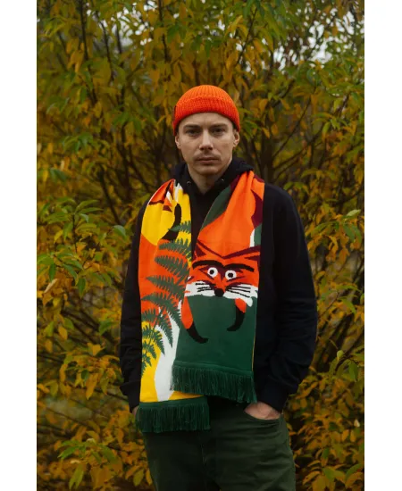 Organic cotton scarf Fox Viva