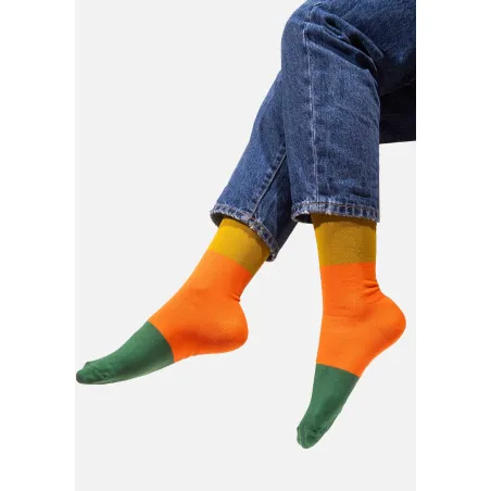 Organic cotton colorful socks Autumn in the forest