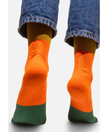 Organic cotton colorful socks Autumn in the forest