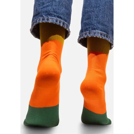 Organic cotton colorful socks Autumn in the forest