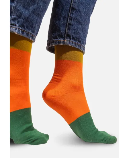 Organic cotton colorful socks Autumn in the forest