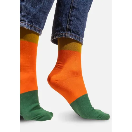 Organic cotton colorful socks Autumn in the forest