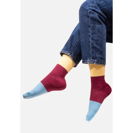 Organic cotton colorful socks September Cliff