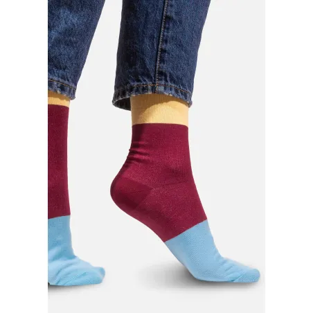 Organic cotton colorful socks September Cliff