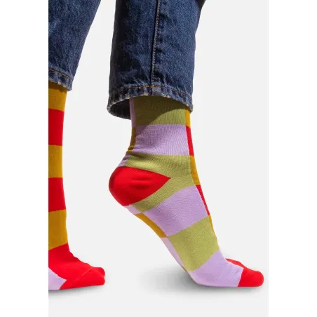 Tomato in the meadow checker socks