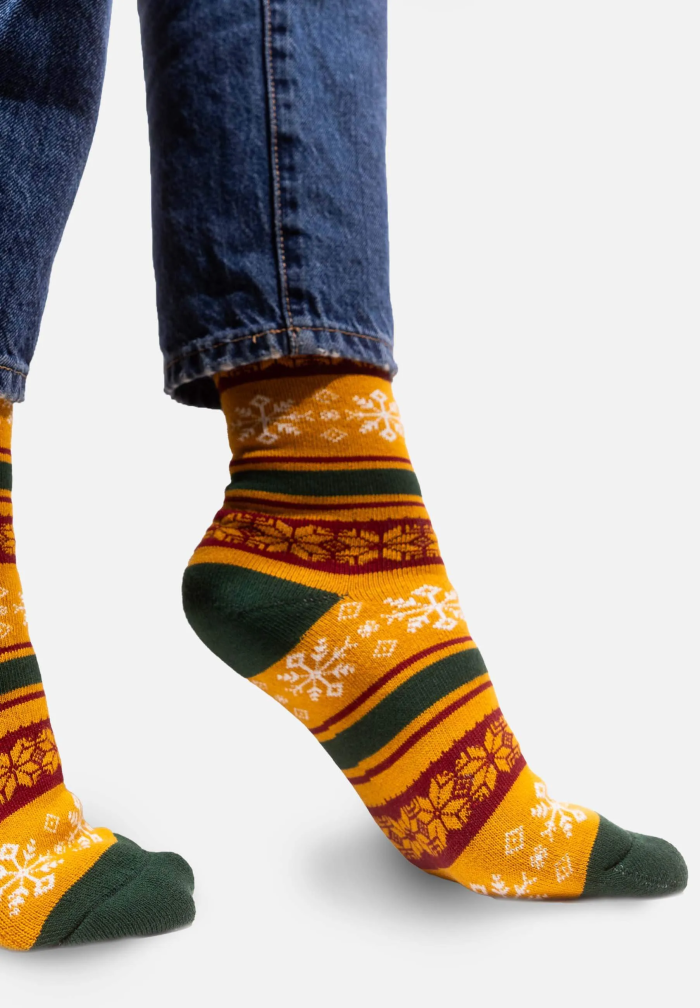 Warm socks Snowflakes