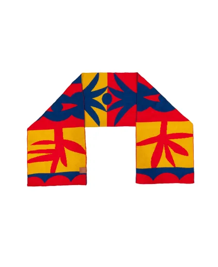 Organic Cotton Jacquard Scarf Stories from the Forest