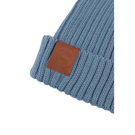 Blue-grey organic cotton alkatraz beanie